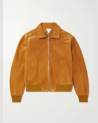 Bottega Veneta Blouson in camoscio Giallo