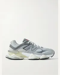 New Balance Sneakers in camoscio, pelle e mesh 9060 Grigio