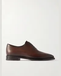 Berluti Scarpe Oxford in pelle pieno fiore Venezia Alessandro Marrone