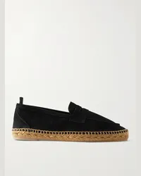 Castañer Espadrillas in camoscio Nacho Nero