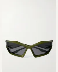 Givenchy Occhiali da sole in acetato iniettato con montatura cat-eye Verde