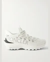 Moncler Sneakers in ripstop e gomma con logo Trailgrip Lite2 Bianco