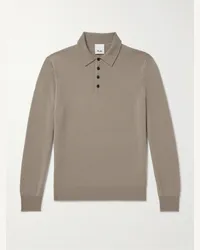 ALLUDE Polo in cashmere Neutri