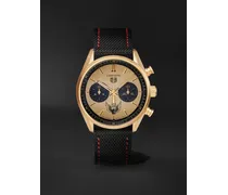 Wes Lang Orologio automatico 42 mm in oro con cinturino in tela TAG Heuer Carrera Limited Edition, N. rif. BWD x Wes Lang
