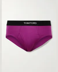 Tom Ford Slip in cotone stretch Viola