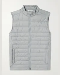 Peter Millar Gilet da golf in shell trapuntato All Course Grigio