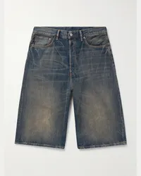 Acne Studios Shorts a gamba dritta in denim Judda Blu