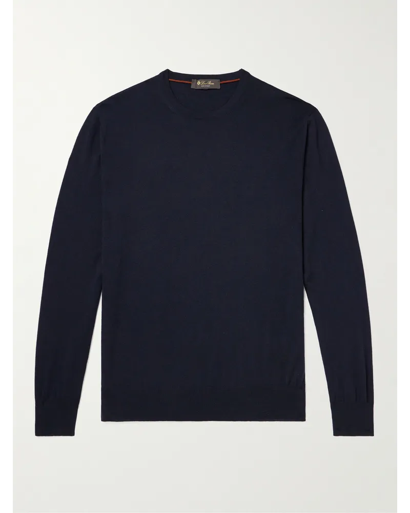 Loro Piana Pullover in cashmere Blu