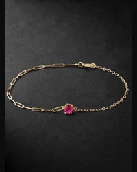 Yvonne Léon Bracciale in oro con rubino Rosso