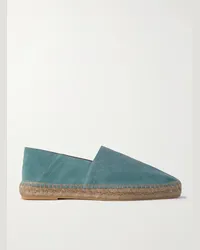 Tom Ford Espadrillas in camoscio con tallone ripiegabile Barnes Blu