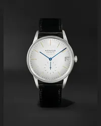 NOMOS Glashütte Orologio automatico 41 mm in acciaio inossidabile con cinturino in pelle Orion Neomatik Limited Edition, N. rif. 365.S1 Bianco