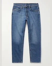 Acne Studios Jeans slim-fit a gamba affusolata in denim stretch River Blu