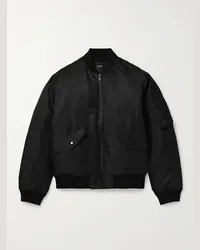 Theory Bomber in nylon imbottito Nero