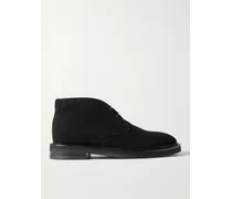 MR P. Desert boots in Regenerated Suede by evolo® Lucien Nero