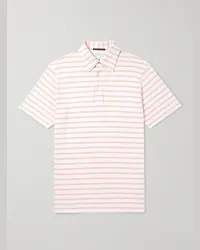 Richard James Polo in jersey a righe Rosa