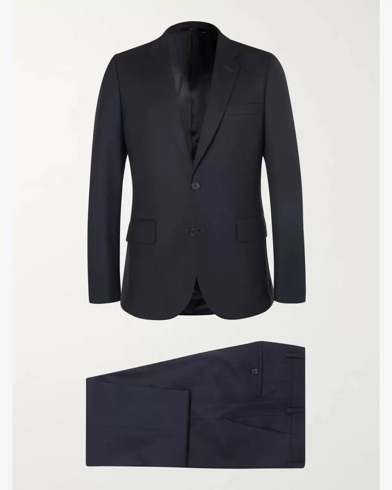 Paul Smith Abito slim-fit in lana blu navy A Suit To Travel In Soho Blu