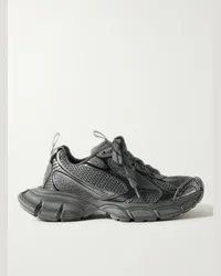 Balenciaga Sneakers in gomma e mesh effetto invecchiato 3XL Grigio