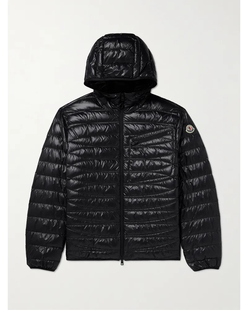 Moncler Piumino trapuntato in shell Levanter Nero