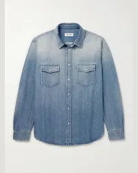 Saint Laurent Camicia in denim Blu