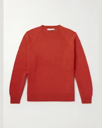 Umit Benan Pullover in misto cashmere e cotone Summer Pull Rosso