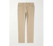 Pantaloni slim-fit in jersey di misto cotone