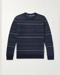 Ralph Lauren Pullover in lana Fair Isle Blu