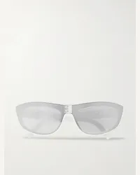 Givenchy Occhiali da sole in acetato con montatura cat-eye Bianco