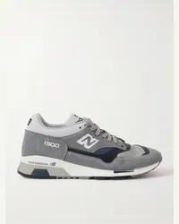 New Balance Sneakers in camoscio e mesh con finiture in pelle 1500 Grigio