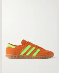 adidas Sneakers in camoscio con finiture in pelle Hamburg Arancione