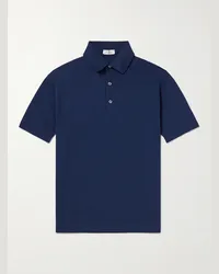 De Petrillo Polo in cotone Blu