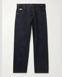 Noah NYC Jeans a gamba dritta con pieghe Blu