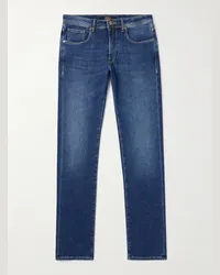 Incotex Jeans a gamba dritta Blu