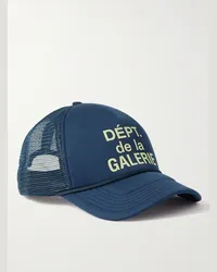 GALLERY DEPT. Berretto da baseball in tela e mesh con logo Blu