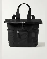 Bottega Veneta Tote bag in twill con finiture in fettuccia Nero