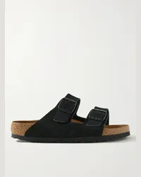 Birkenstock Sandali in camoscio Arizona Nero