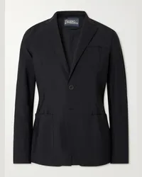 Herno Blazer slim-fit in scuba stretch Nero