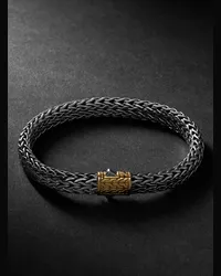 John Hardy Bracciale a catena in oro e argento Argento