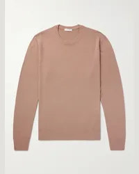 Boglioli Pullover slim-fit in lana vergine Rosa