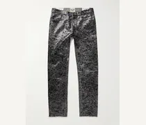 Jeans slim-fit dipinti effetto metallizzato Analog 5001