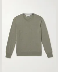 Brunello Cucinelli Pullover in cashmere Verde