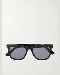 Tom Ford Occhiali da sole in acetato con montatura quadrata Kevyn Nero