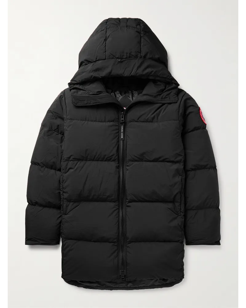 Canada Goose Piumino in EnduraLuxe® trapuntato con cappuccio e logo applicato Lawrence Nero