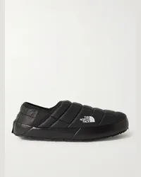 The North Face ThermoBall Fleece-Lined Quilted Recycled Ripstop Mules Nero