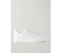 Moncler Sneakers in pelle con logo applicato Neue York Bianco