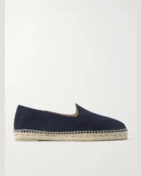 Castañer Espadrillas in camoscio con tallone ripiegabile Blu