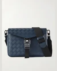 Montblanc Borsa a tracolla in pelle testurizzata Extreme 3.0 Blu