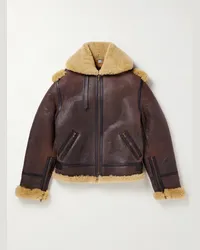 Burberry Giacca in shearling Marrone