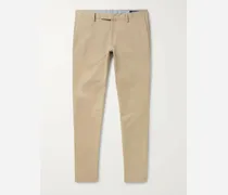 Pantaloni chino slim-fit in twill di cotone stretch