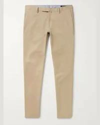 Ralph Lauren Pantaloni chino slim-fit in twill di cotone stretch Neutri