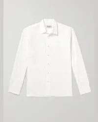 Officine Generale Camicia in popeline di cotone Gad Bianco